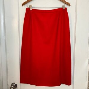 Vintage Lilli Ann Collections wool pencil lined Skirt Medium